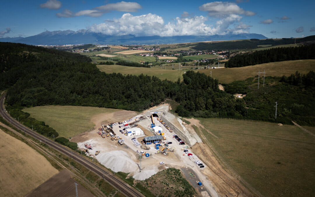 Razenie kľúčového objektu modernizácie trate Poprad – Košice – tunela Španí Háj